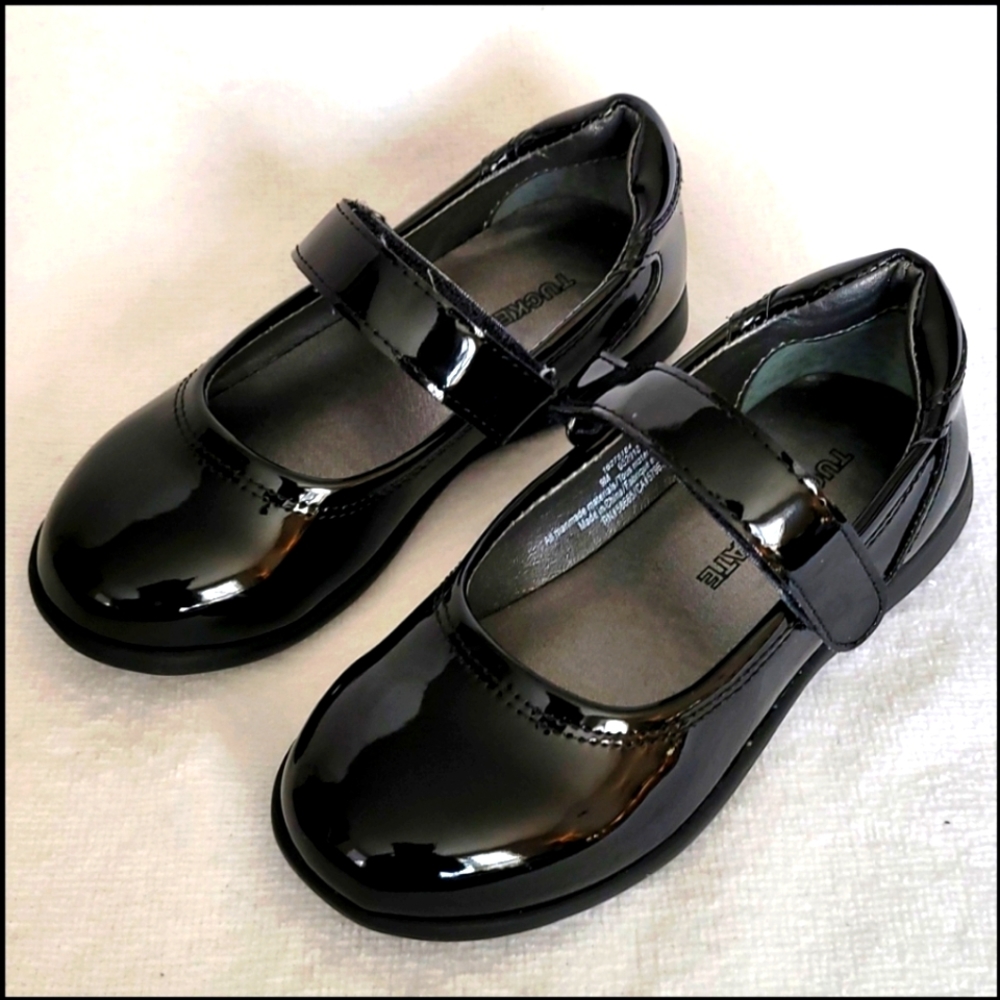 Tucker + Tate Molly Black Patent Leather Mary Jane Flats